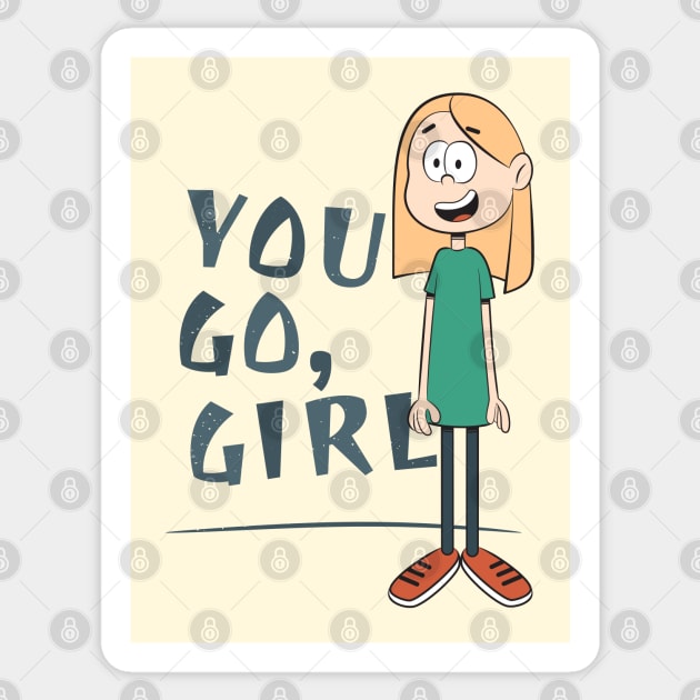 You Go, Girl Sticker by Natalya Svetlova